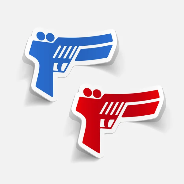 Pistola icono del juego — Archivo Imágenes Vectoriales