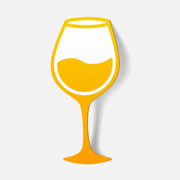 Wineglass значок — стоковий вектор