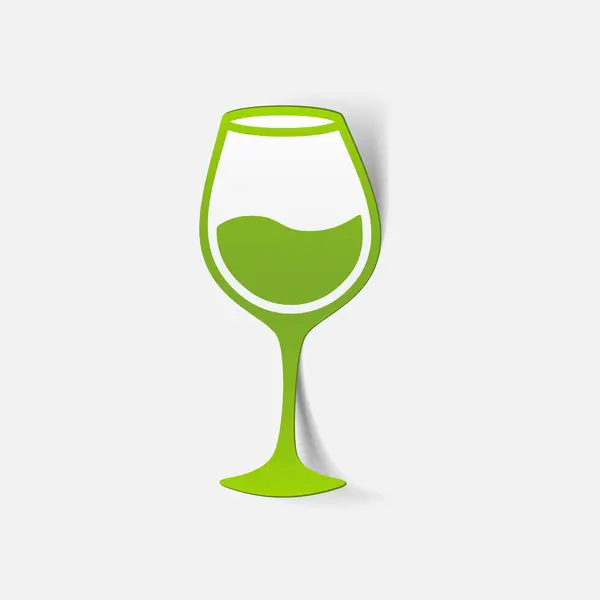 Icono de copa de vino — Vector de stock