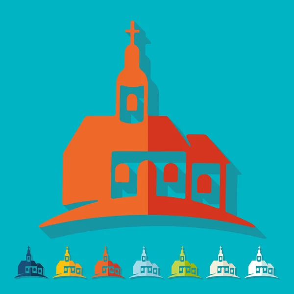 Icono de la Iglesia — Vector de stock