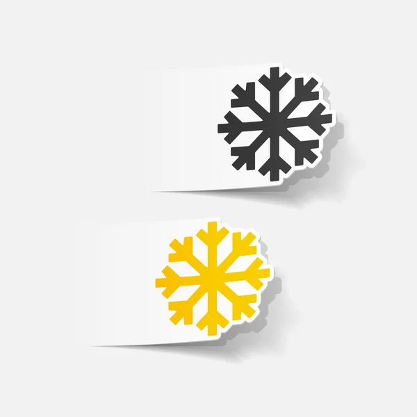 Snowflake icon — Stock Vector