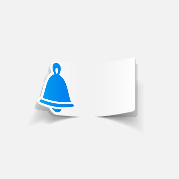 Christmas bell icon — Stock Vector