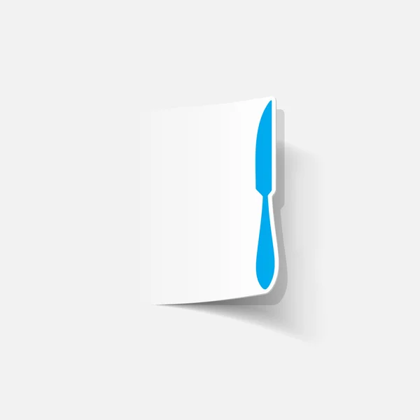 Cuchillo icono — Vector de stock