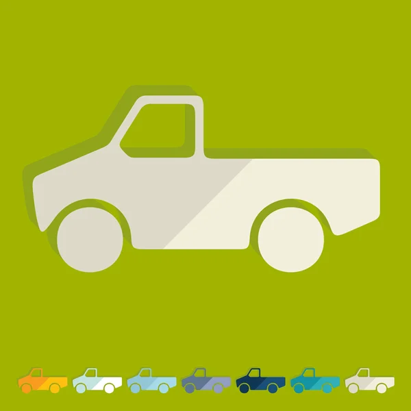 Icono de recogida de coche — Archivo Imágenes Vectoriales