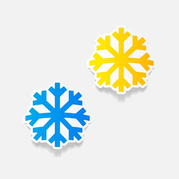 Snowflake icon — Stock Vector