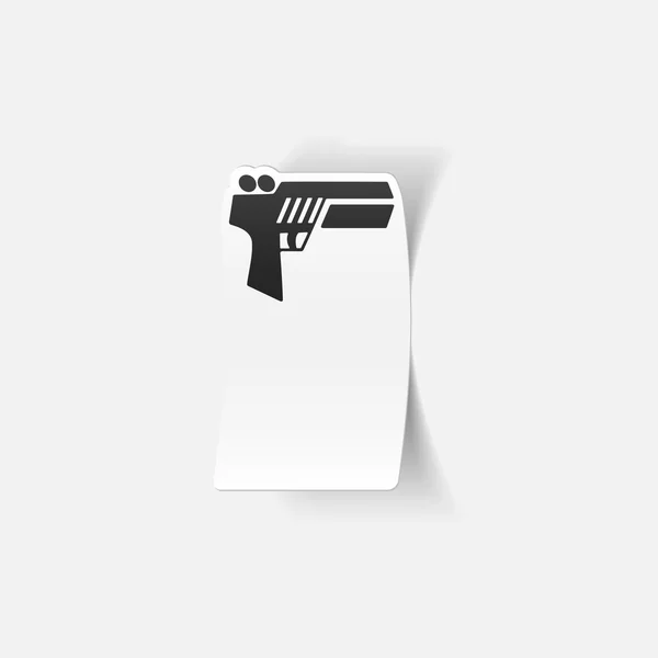 Pistole hry ikona — Stockový vektor