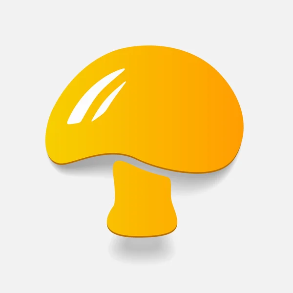 Mushroom pictogram — Stockvector