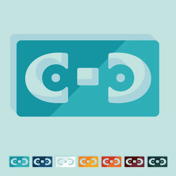 Videotapes icon — Stock Vector