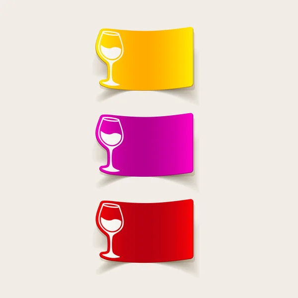 Wineglass icon — Stock Vector