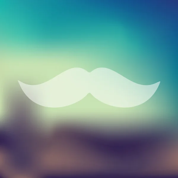 Mustache icon — Stock Vector