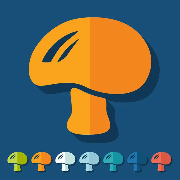 Icône champignon — Image vectorielle