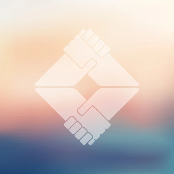 Handshake icon — Stock Vector