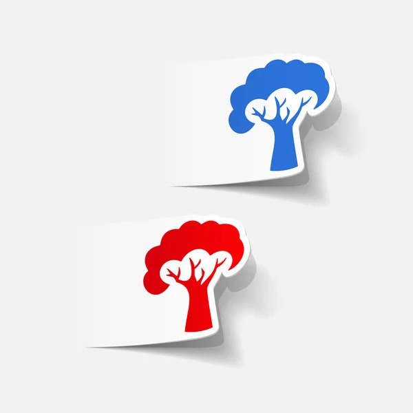 Icono del árbol — Vector de stock