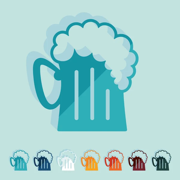 Icono de cerveza — Vector de stock