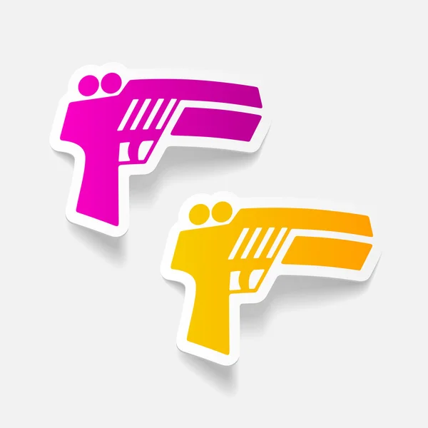 Pistola icono del juego — Archivo Imágenes Vectoriales