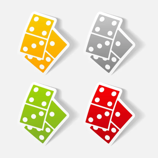 Domino pictogram — Stockvector