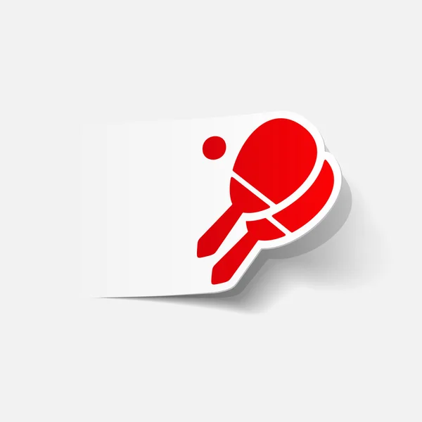 Icône de tennis — Image vectorielle