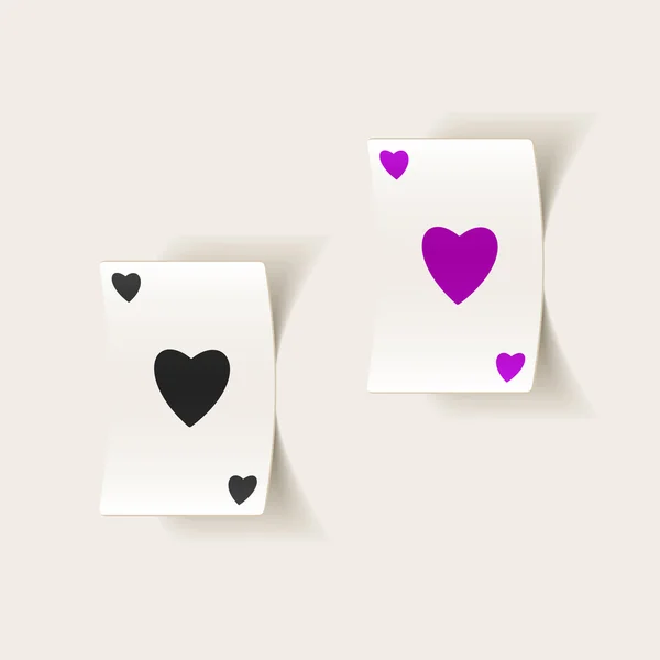 Speelkaart pictogram — Stockvector