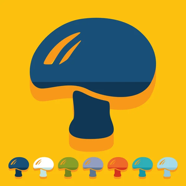 Icône champignon — Image vectorielle