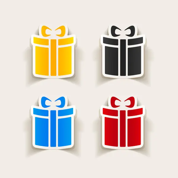 Gift box icon — Stock Vector