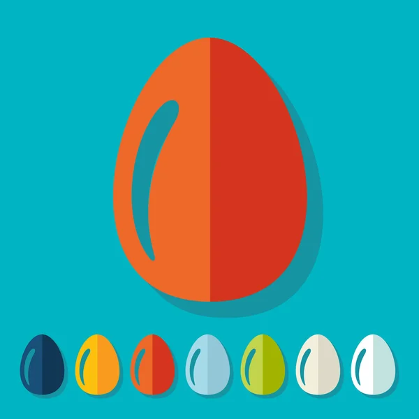 Easter egg icon — Stock Vector