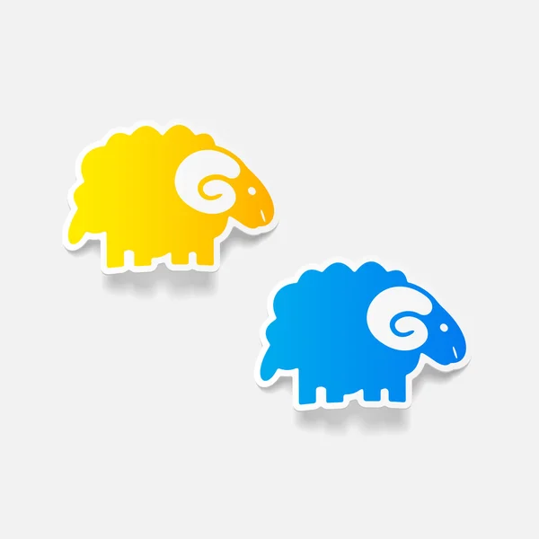 Sheep icon — Stock Vector