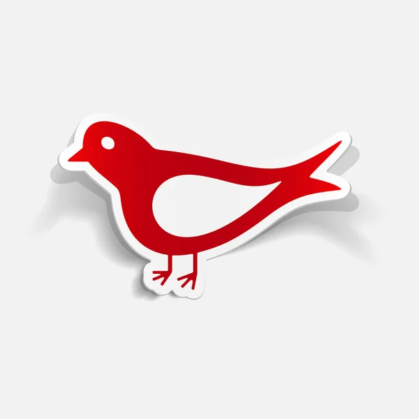 鳥のアイコン — ストックベクタ