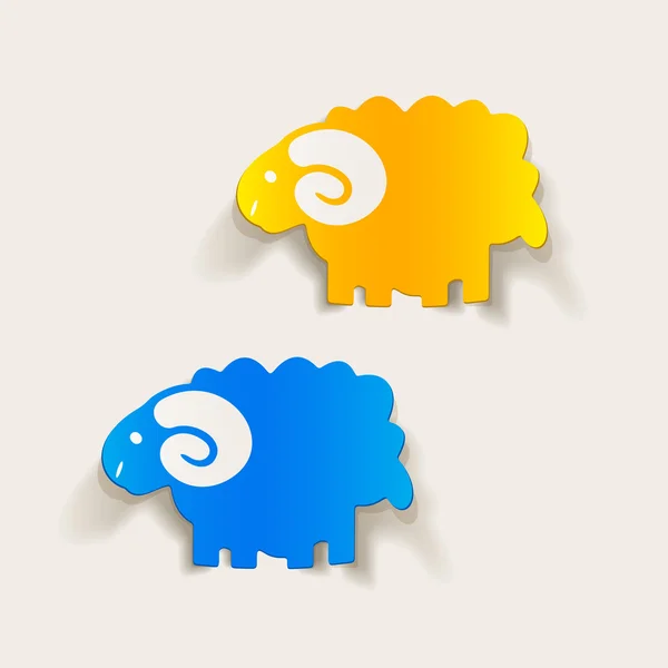 Icono de oveja — Archivo Imágenes Vectoriales