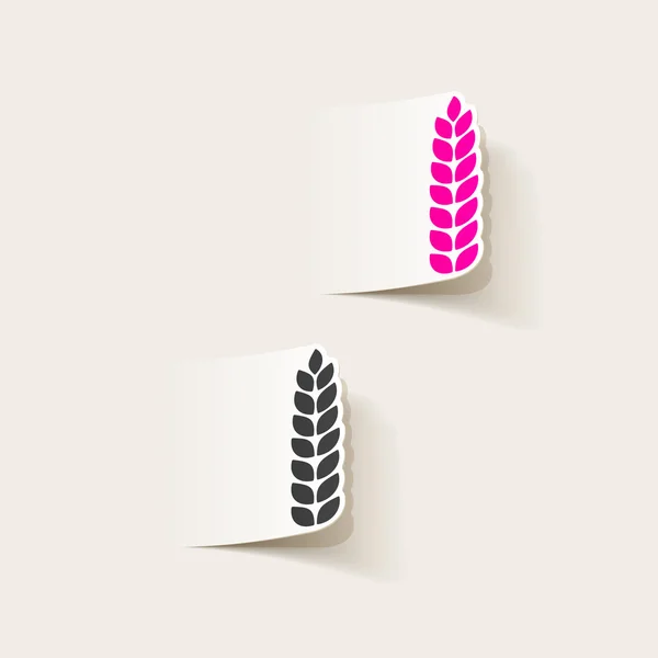 Ears of wheat icon — Stock Vector