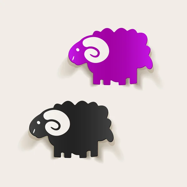 Sheep icon — Stock Vector