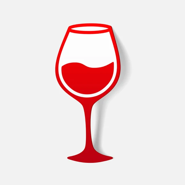 Icono de copa de vino — Vector de stock