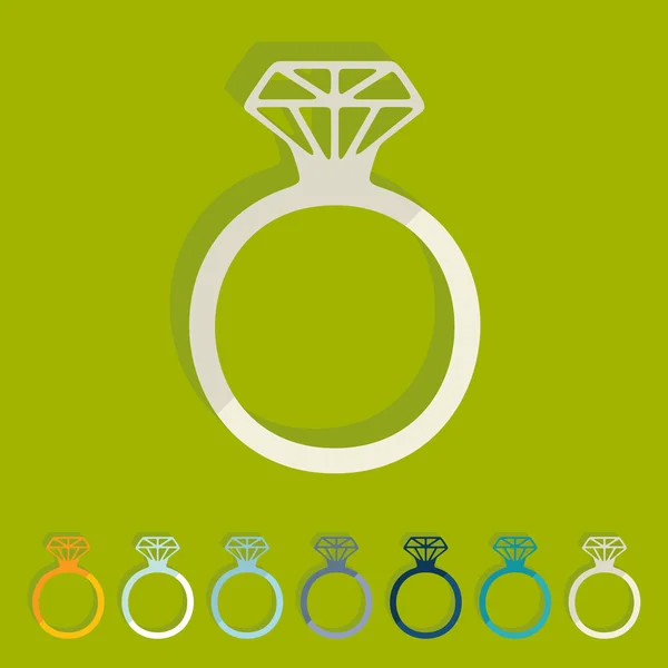 Ring pictogram — Stockvector