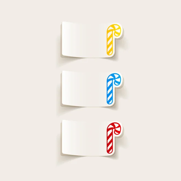 Candy icône de canne — Image vectorielle