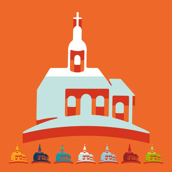 Church icon — Stock Vector