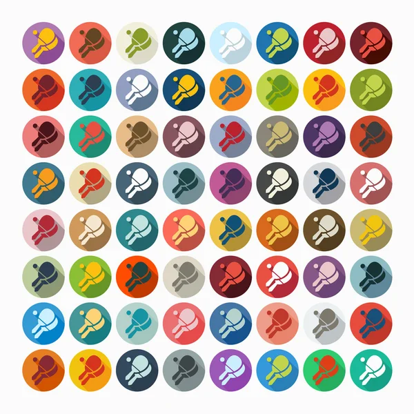Icono de raqueta — Archivo Imágenes Vectoriales