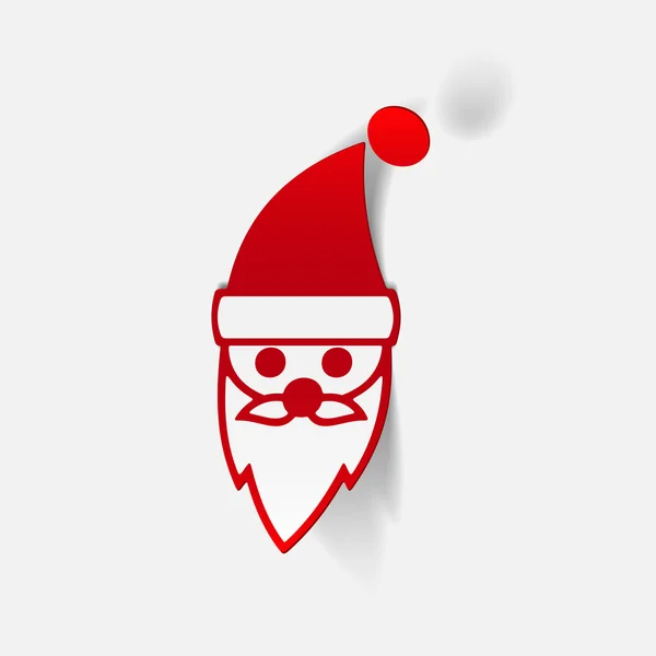 Icône du Père Noël — Image vectorielle