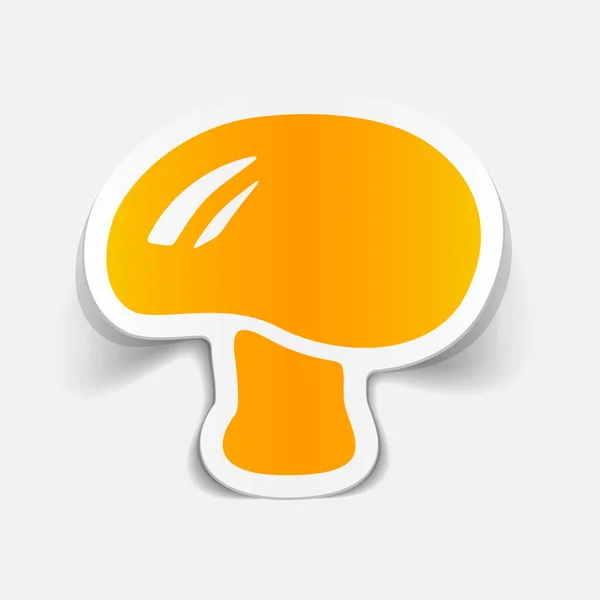 Ícone de cogumelo — Vetor de Stock