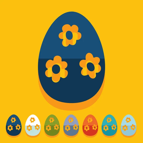 Easter egg icon — Stock Vector