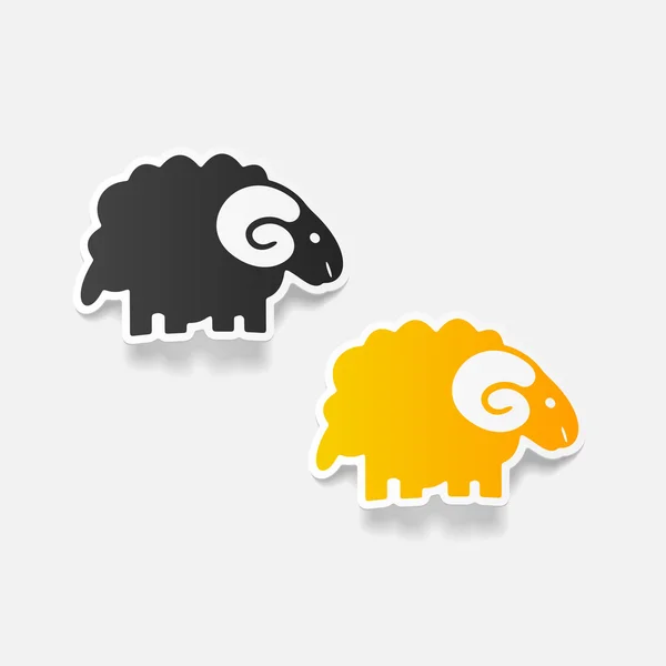 Sheep icon — Stock Vector