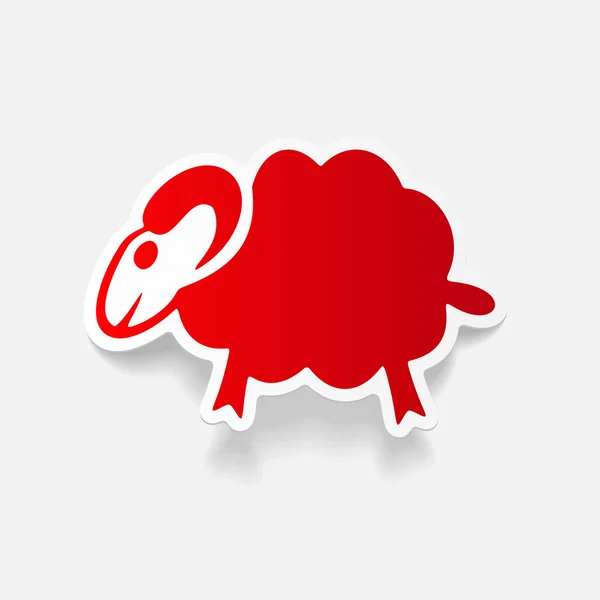 Sheep icon — Stock Vector