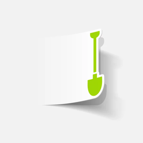 Shovel icon — Stock Vector