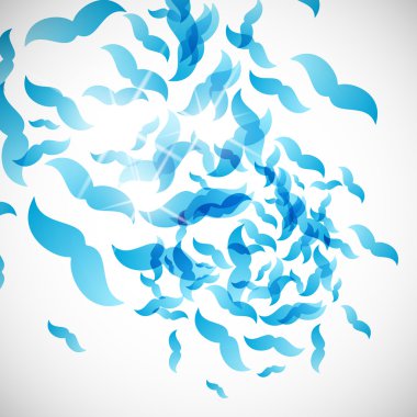 Bıyıklı arka plan