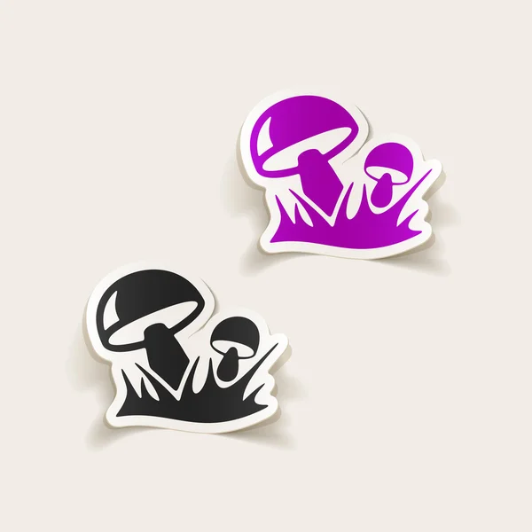 Mushrooms icon — Stock Vector