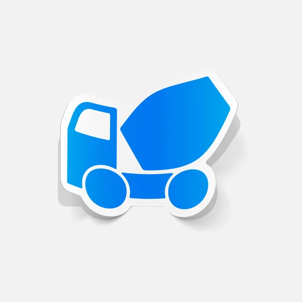 Cement Mixer pictogram — Stockvector