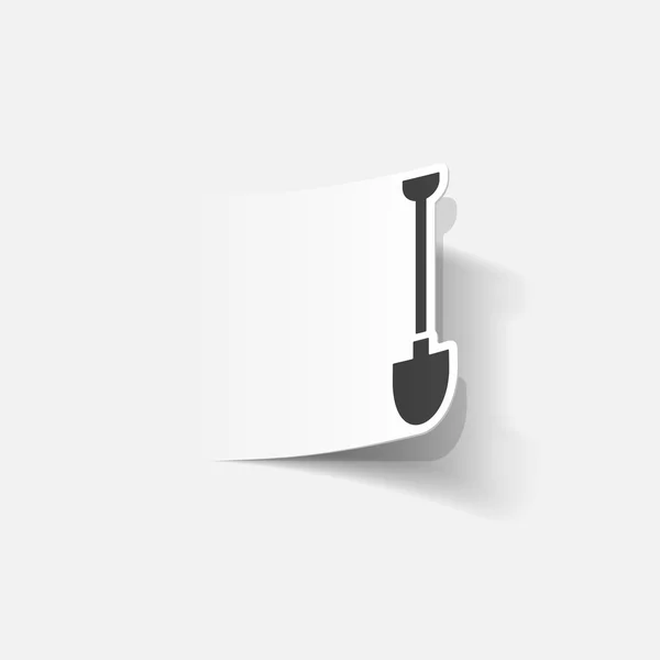 Lopata ikona — Stockový vektor
