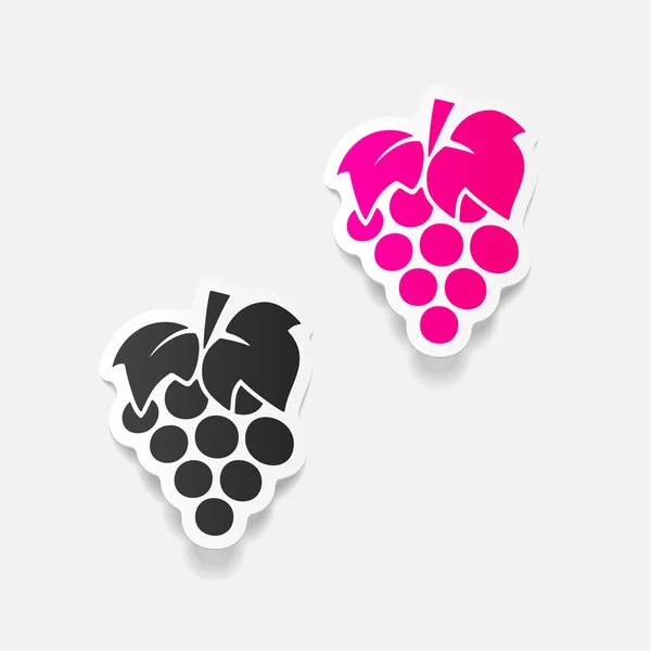 Grapes icon — Stock Vector