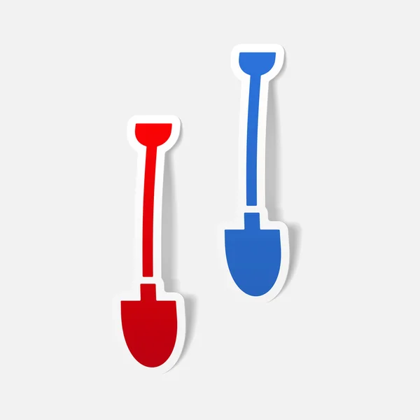 Shovel icon — Stock Vector