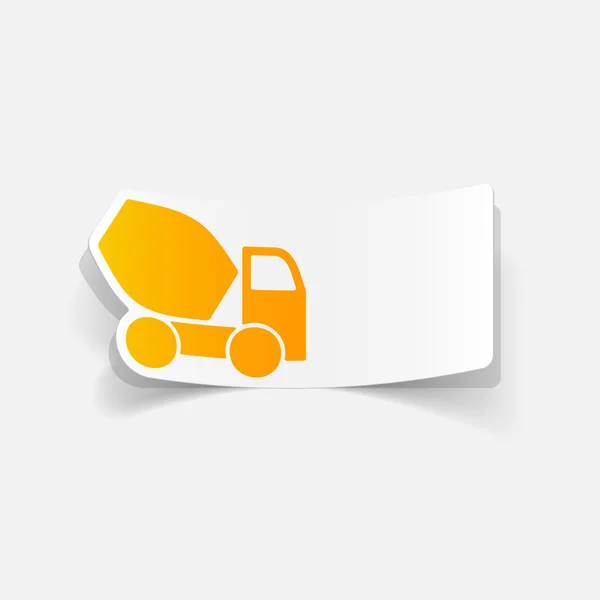 Cement Mixer icon — Stock Vector