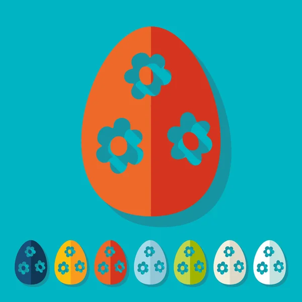 Easter egg icon — Stock Vector