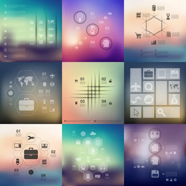 Infografica aziendale — Vettoriale Stock